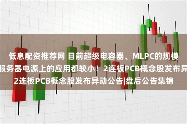 低息配资推荐网 目前超级电容器、MLPC的规模、营收占比及其在AI服务器电源上的应用都较小！2连板PCB概念股发布异动公告|盘后公告集锦